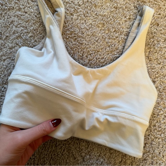 Lululemon Align Reversible Bra - White / Wee Are From Space Nimbus Battleship - Picture 7 of 12